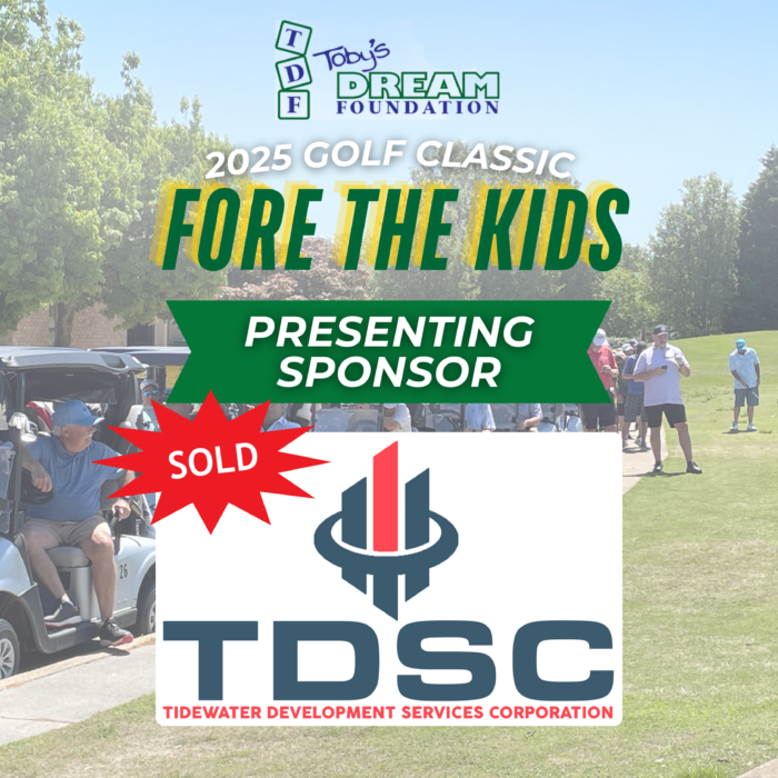 Toby's Presenting Sponsor (Golf Classic for Kids 2025)
